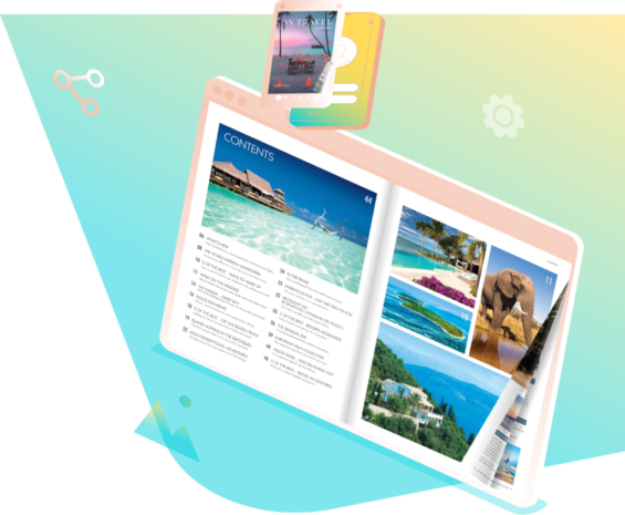 Online interactive flip-page brochures